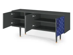 Mueble de TV - 150х69х41 cm - T5 - Milky Way, Antracite^ Móvel De Tv