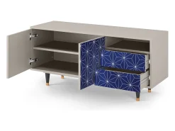 Mueble de TV - 125х56х41 cm - T7 - Milky Way, Areia^ Móvel De Tv