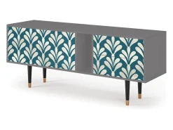 Móvel De Tv| Mueble de TV - 170х69х48 cm - T1 - Milky Tears, Cinza Cinzento