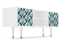 Móvel De Tv| Mueble de TV - 170х69х48 cm - T2 - Milky Tears, Branco Bege