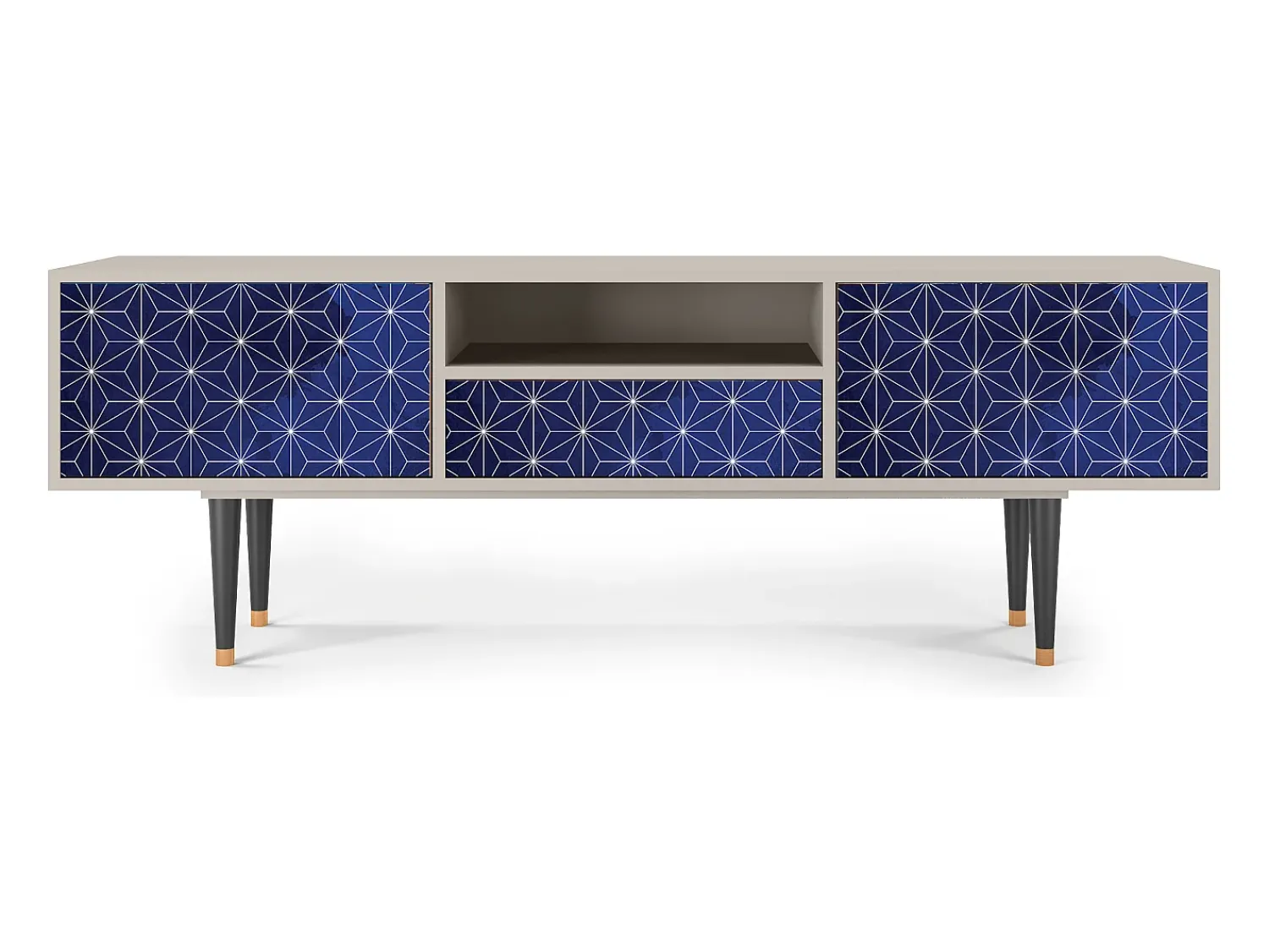 Online Mueble de TV - 170х59х41 cm - T6 - Milky Way, Areia Bege