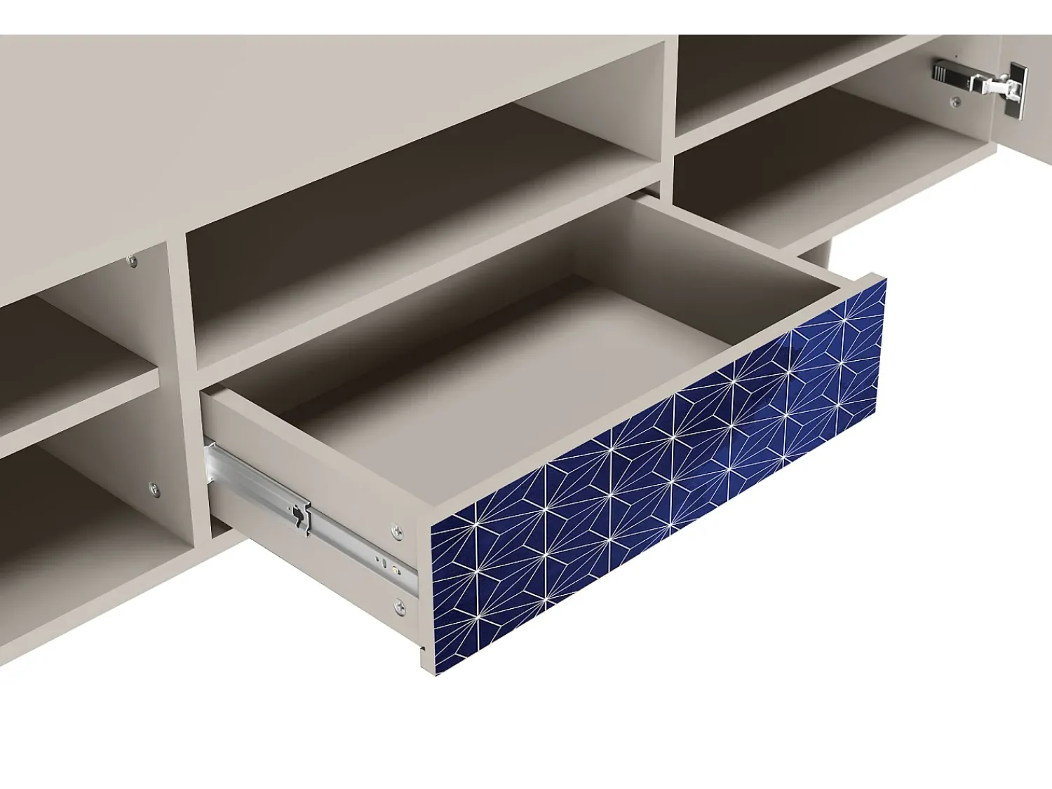 Online Mueble de TV - 170х59х41 cm - T6 - Milky Way, Areia Bege