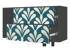Móvel De Tv| Mueble de TV - 170х69х48 cm - T1 - Milky Tears, Antracite Cinza antracite