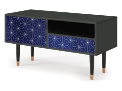 Móvel De Tv| Mueble de TV - 115х59х48 cm - T3 - Milky Way, Antracite Cinza antracite
