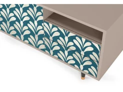 Móvel De Tv| Mueble de TV - 125х56х41 cm - T7 - Milky Tears, Latte Bege