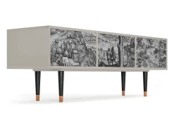 Best Mueble de TV - 170х59х48 cm - T4 - Milites Requiescentes, Areia Bege