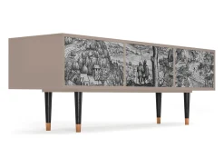 Móvel De Tv| Mueble de TV - 170х59х48 cm - T4 - Milites Requiescentes, Latte Bege