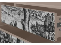Móvel De Tv| Mueble de TV - 170х59х48 cm - T4 - Milites Requiescentes, Latte Bege