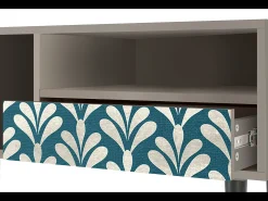 Mueble de TV - 115х59х48 cm - T3 - Milky Tears, Areia^ Móvel De Tv