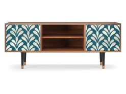 Móvel De Tv| Mueble de TV - 170х69х48 cm - T2 - Milky Tears, Nogueira Castanho