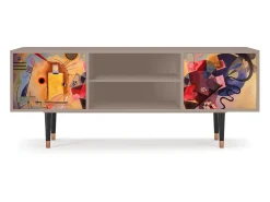 Móvel De Tv| Mueble de TV - 170х69х48 cm - T2 - Modern Art, Latte Bege