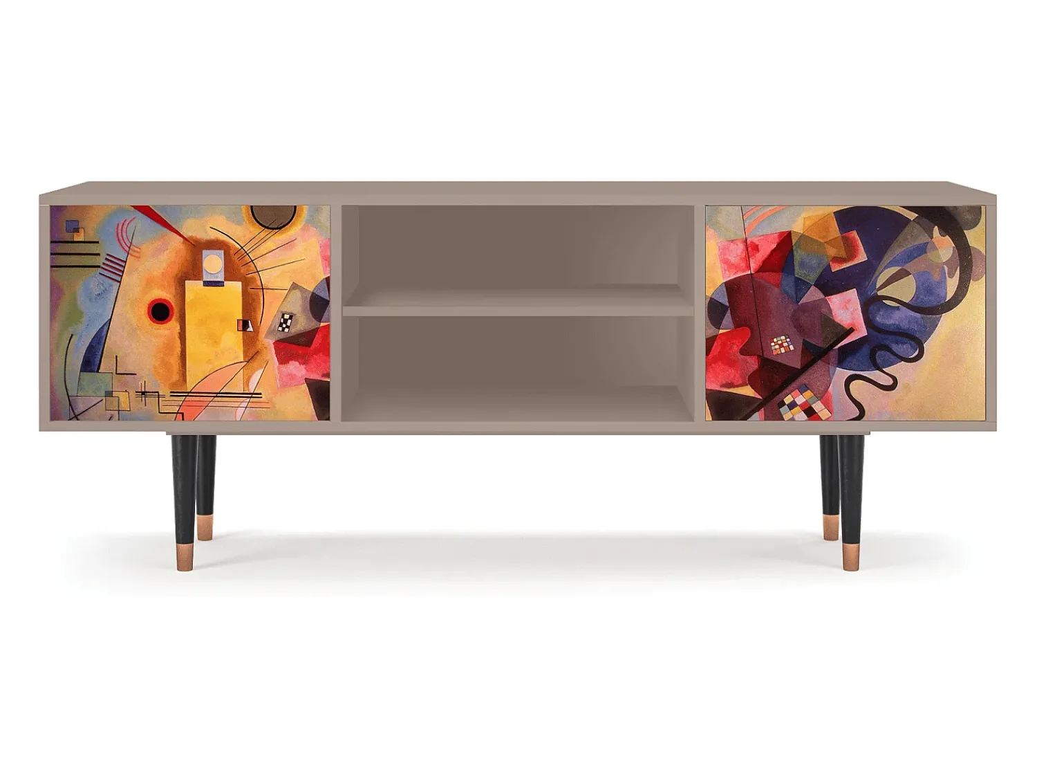 Móvel De Tv| Mueble de TV - 170х69х48 cm - T2 - Modern Art, Latte Bege