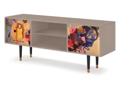 Móvel De Tv| Mueble de TV - 170х69х48 cm - T2 - Modern Art, Latte Bege