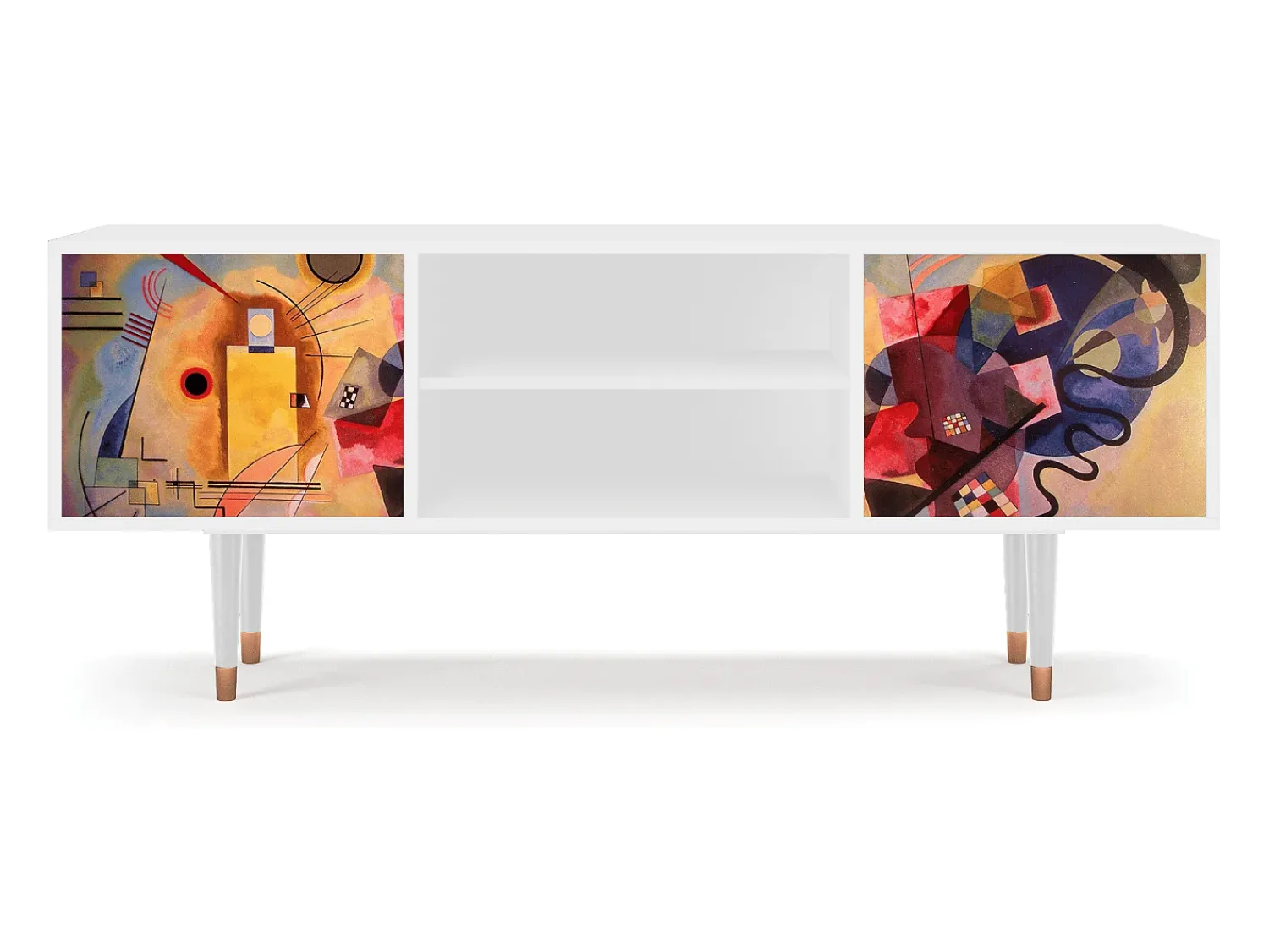 Online Mueble de TV - 170х69х48 cm - T2 - Modern Art, Branco Bege