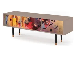 Clearance Mueble de TV - 170х59х48 cm - T4 - Modern Art, Latte Bege