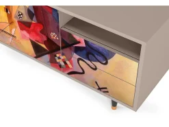 Mueble de TV - 125х56х41 cm - T7 - Modern Art, Latte^ Móvel De Tv