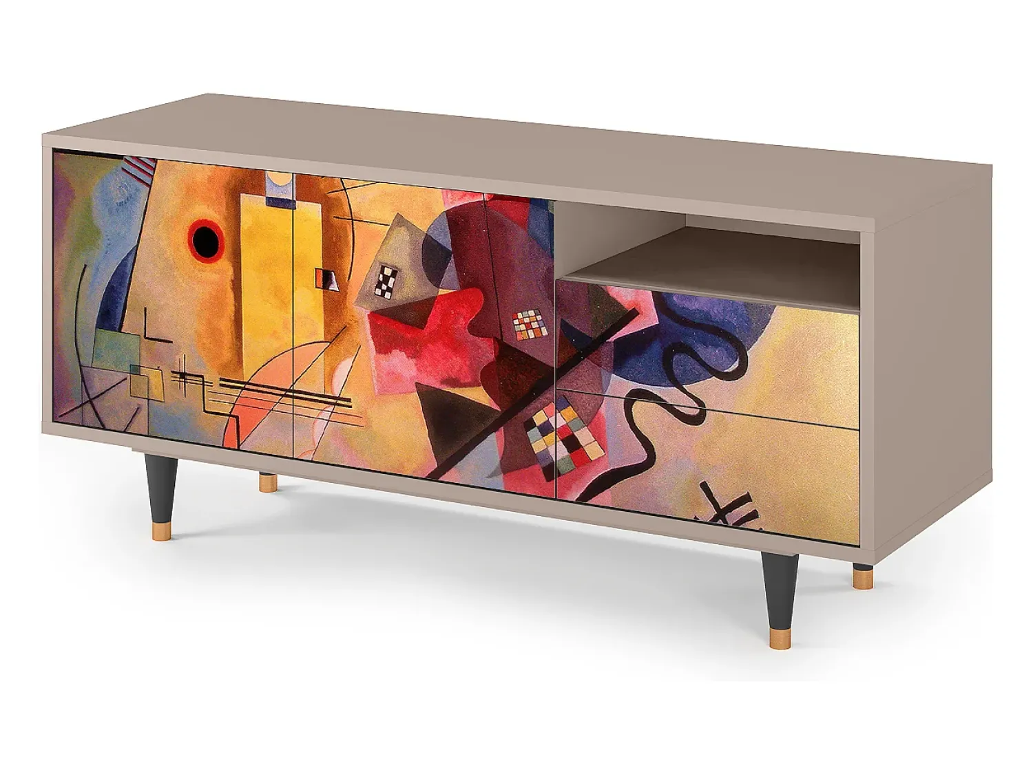 Mueble de TV - 125х56х41 cm - T7 - Modern Art, Latte^ Móvel De Tv