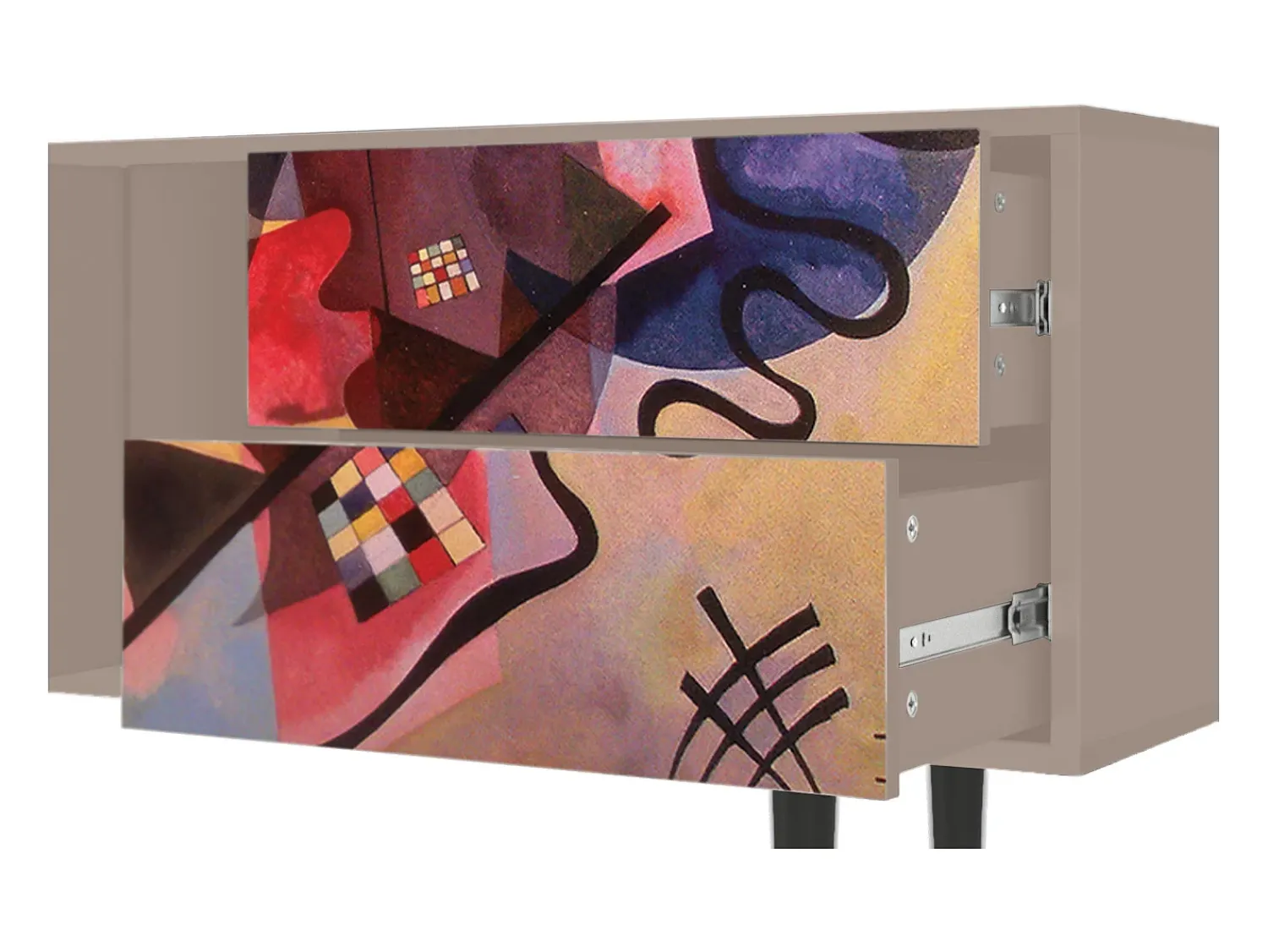 Online Mueble de TV - 170х69х48 cm - T1 - Modern Art, Latte Bege