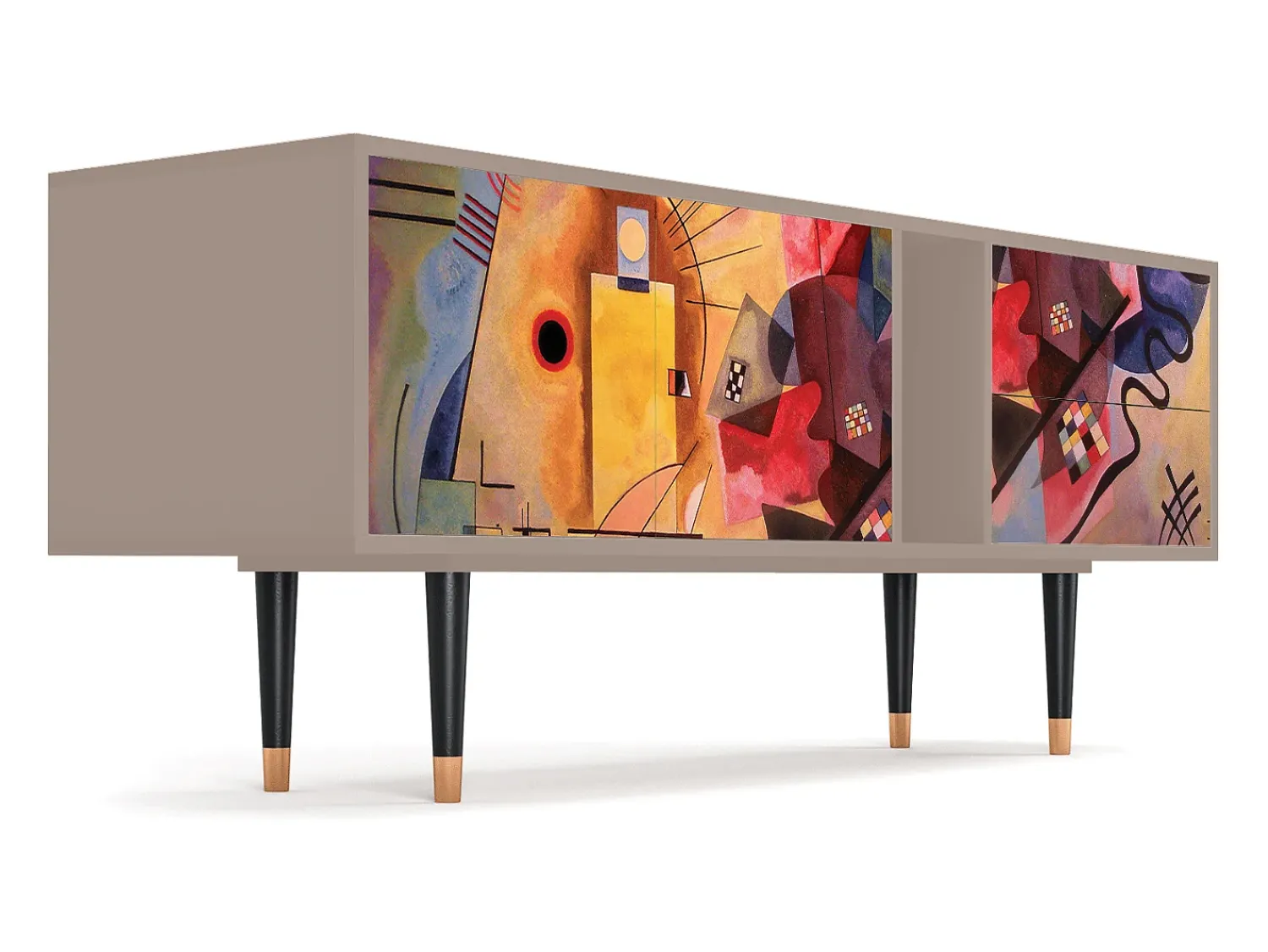 Online Mueble de TV - 170х69х48 cm - T1 - Modern Art, Latte Bege
