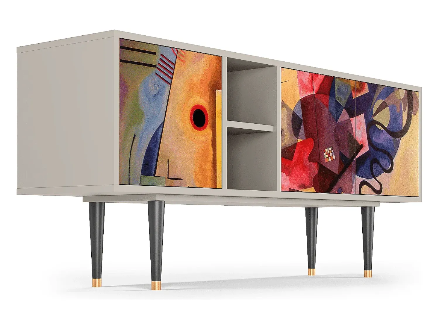 Mueble de TV - 150х69х41 cm - T5 - Modern Art, Areia^ Móvel De Tv