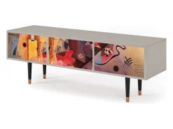 Móvel De Tv| Mueble de TV - 170х59х48 cm - T4 - Modern Art, Areia Bege