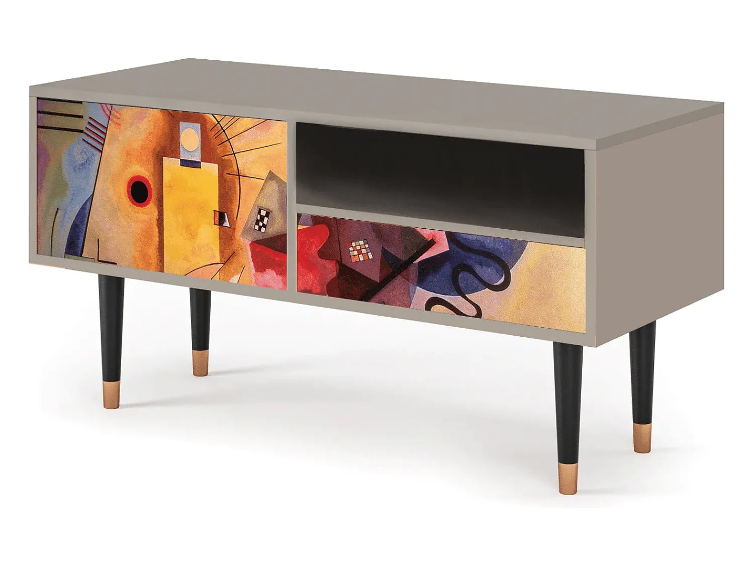 Mueble de TV - 115х59х48 cm - T3 - Modern Art, Areia^ Móvel De Tv