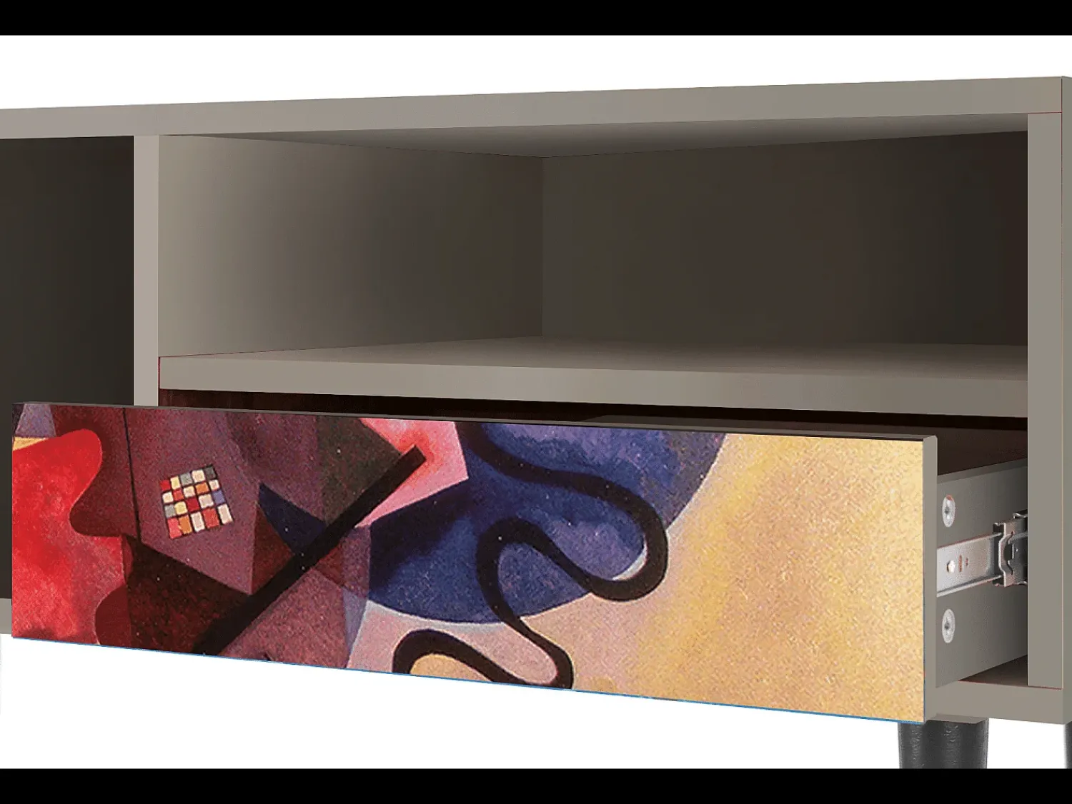 Mueble de TV - 115х59х48 cm - T3 - Modern Art, Areia^ Móvel De Tv