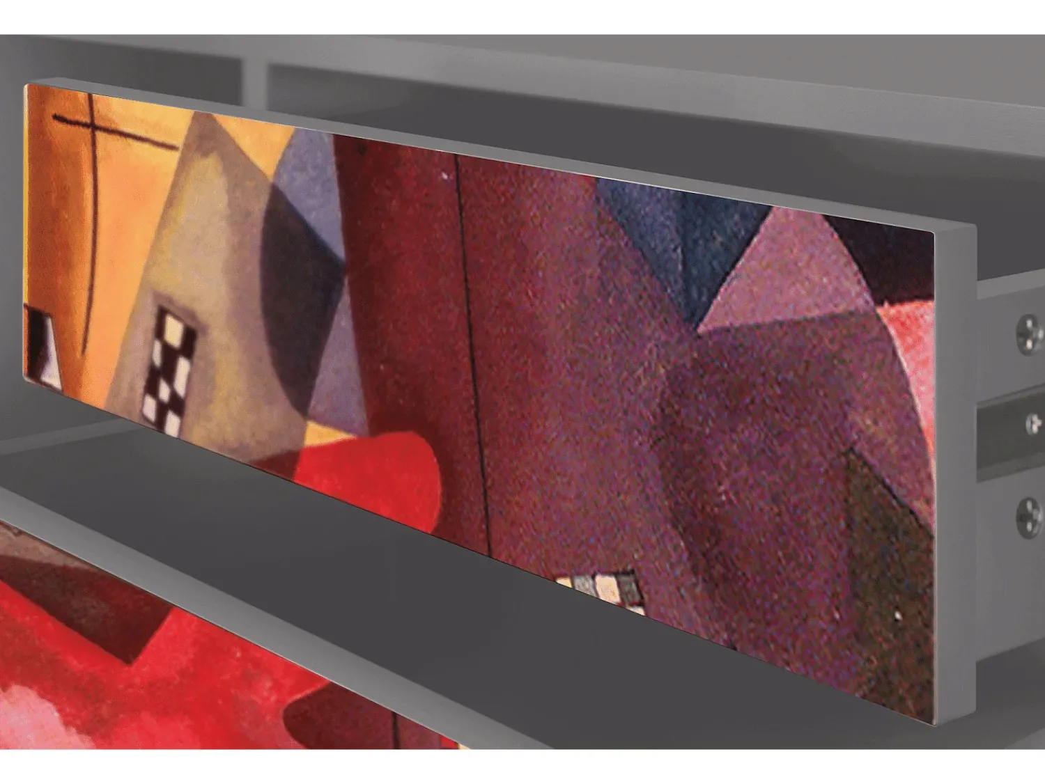 Mueble de TV - 170х59х48 cm - T4 - Modern Art, Cinza^ Móvel De Tv