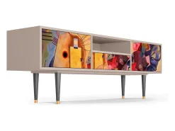 Móvel De Tv| Mueble de TV - 170х59х41 cm - T6 - Modern Art, Latte Bege