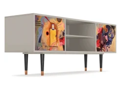 Móvel De Tv* Mueble de TV - 170х69х48 cm - T2 - Modern Art, Areia Bege
