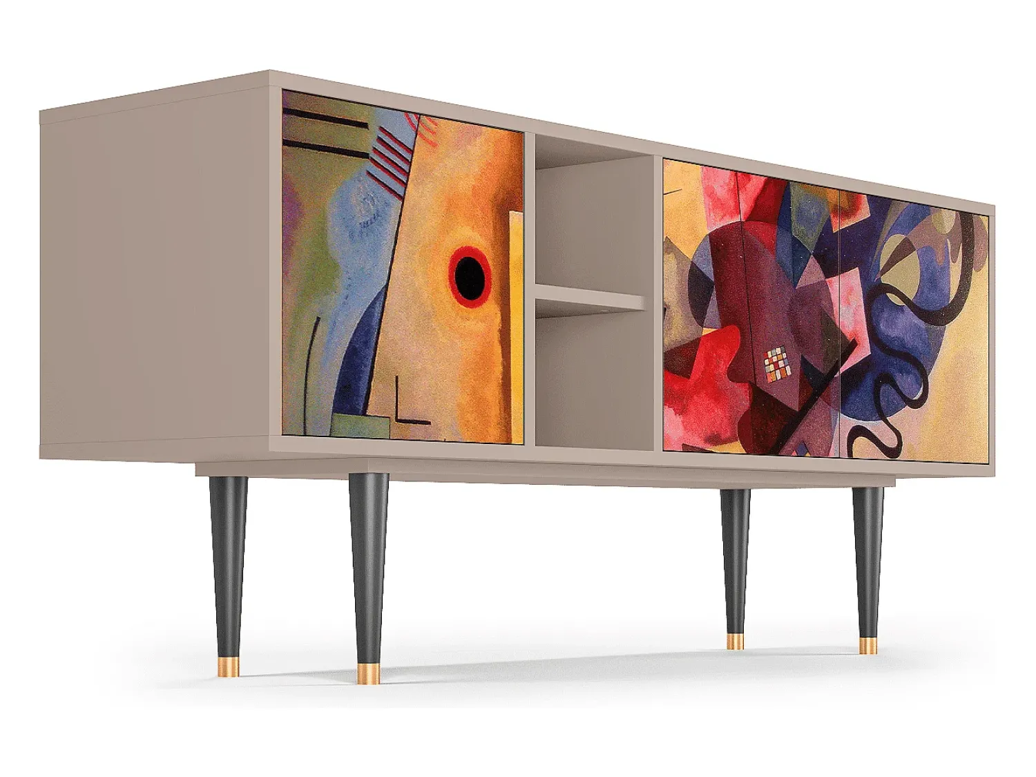 Mueble de TV - 150х69х41 cm - T5 - Modern Art, Latte^ Móvel De Tv