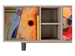 Mueble de TV - 150х69х41 cm - T5 - Modern Art, Latte^ Móvel De Tv