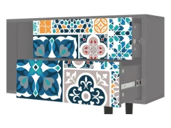 Hot Mueble de TV - 170х69х48 cm - T1 - Moroccan Market, Cinza Cinzento