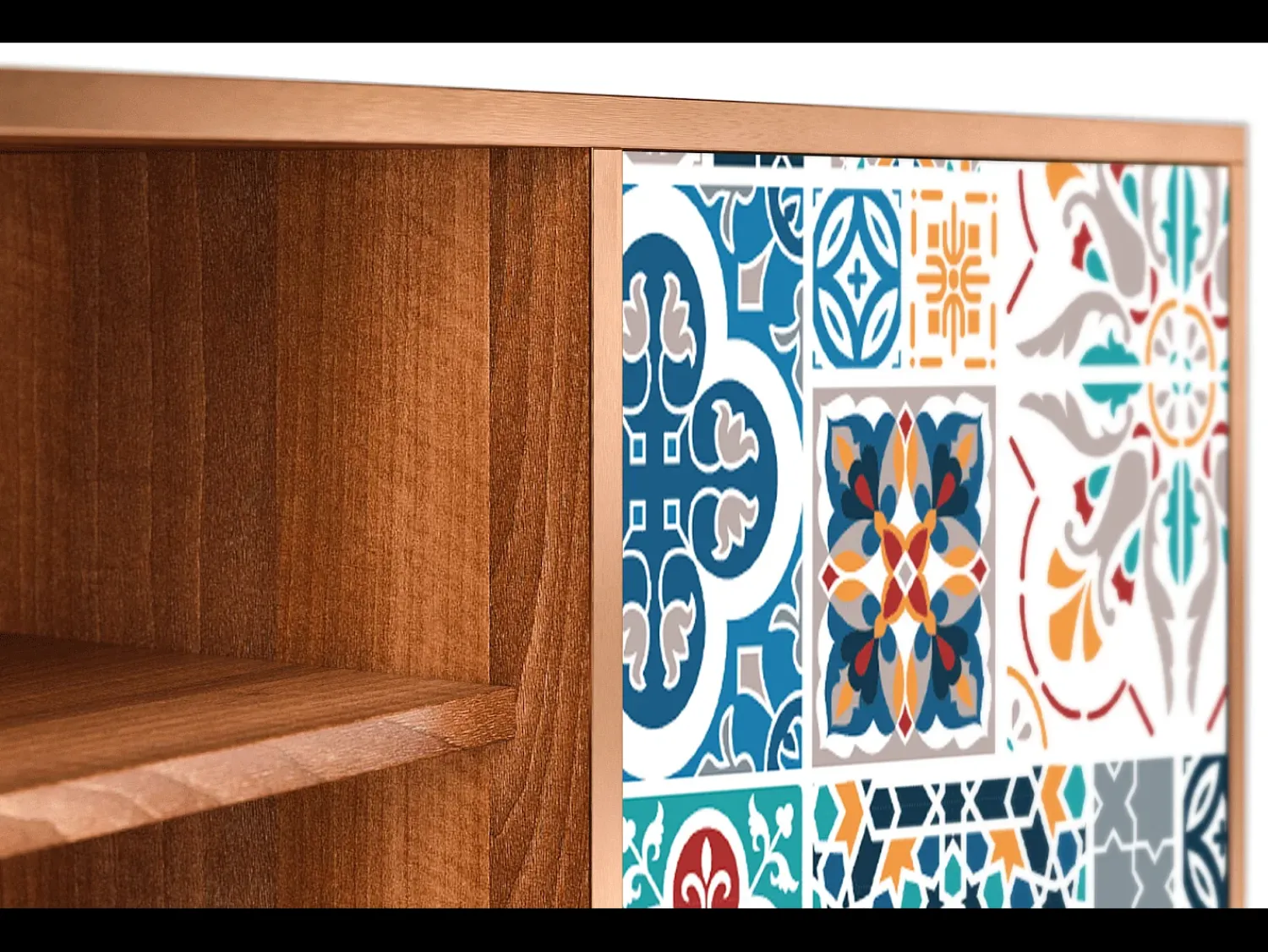 Mueble de TV - 170х69х48 cm - T2 - Moroccan Market, Nogueira^ Móvel De Tv