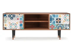 Mueble de TV - 170х69х48 cm - T2 - Moroccan Market, Nogueira^ Móvel De Tv