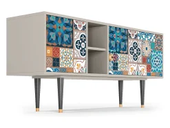 Online Mueble de TV - 150х69х41 cm - T5 - Moroccan Market, Areia Bege