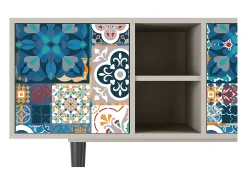 Online Mueble de TV - 150х69х41 cm - T5 - Moroccan Market, Areia Bege