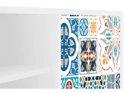Móvel De Tv| Mueble de TV - 170х69х48 cm - T2 - Moroccan Market, Branco Bege