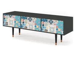 Mueble de TV - 170х59х48 cm - T4 - Moroccan Market, Antracite^ Móvel De Tv