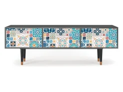 Mueble de TV - 170х59х48 cm - T4 - Moroccan Market, Antracite^ Móvel De Tv