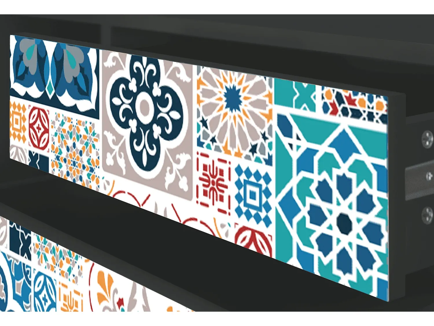 Mueble de TV - 170х59х48 cm - T4 - Moroccan Market, Antracite^ Móvel De Tv