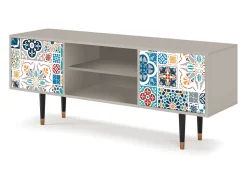 Móvel De Tv| Mueble de TV - 170х69х48 cm - T2 - Moroccan Market, Areia Bege