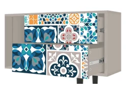 Hot Mueble de TV - 170х69х48 cm - T1 - Moroccan Market, Areia Bege