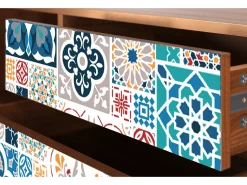 Mueble de TV - 170х59х48 cm - T4 - Moroccan Market, Nogueira^ Móvel De Tv