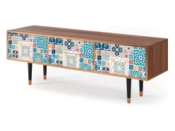 Mueble de TV - 170х59х48 cm - T4 - Moroccan Market, Nogueira^ Móvel De Tv