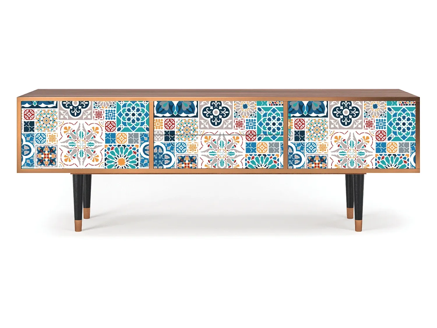 Mueble de TV - 170х59х48 cm - T4 - Moroccan Market, Nogueira^ Móvel De Tv