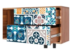 Mueble de TV - 170х69х48 cm - T1 - Moroccan Market, Nogueira^ Móvel De Tv