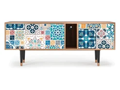 Mueble de TV - 170х69х48 cm - T1 - Moroccan Market, Nogueira^ Móvel De Tv