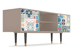 Móvel De Tv* Mueble de TV - 170х69х48 cm - T2 - Moroccan Market, Latte Bege