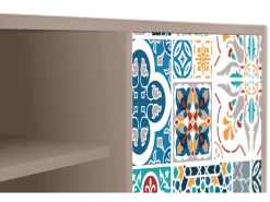Móvel De Tv* Mueble de TV - 170х69х48 cm - T2 - Moroccan Market, Latte Bege